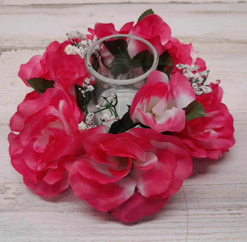 Rose Candle Ring  Beauty