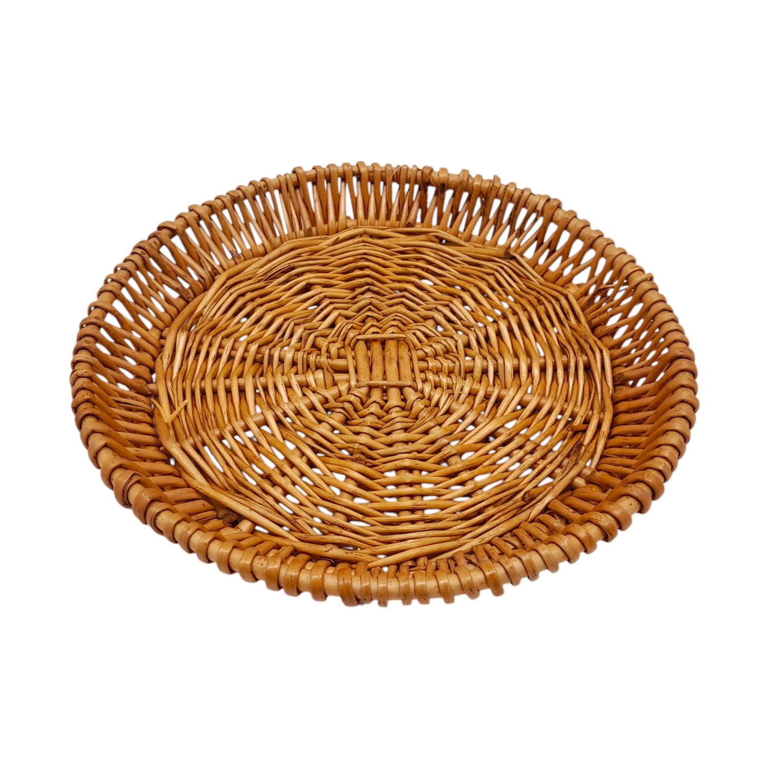 11&quot; Wicker Tray Natural