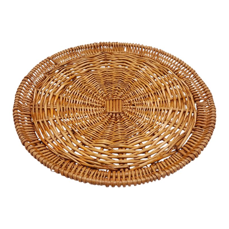 17.5" Wicker Tray Natural 17.5" Wicker Tray Natural