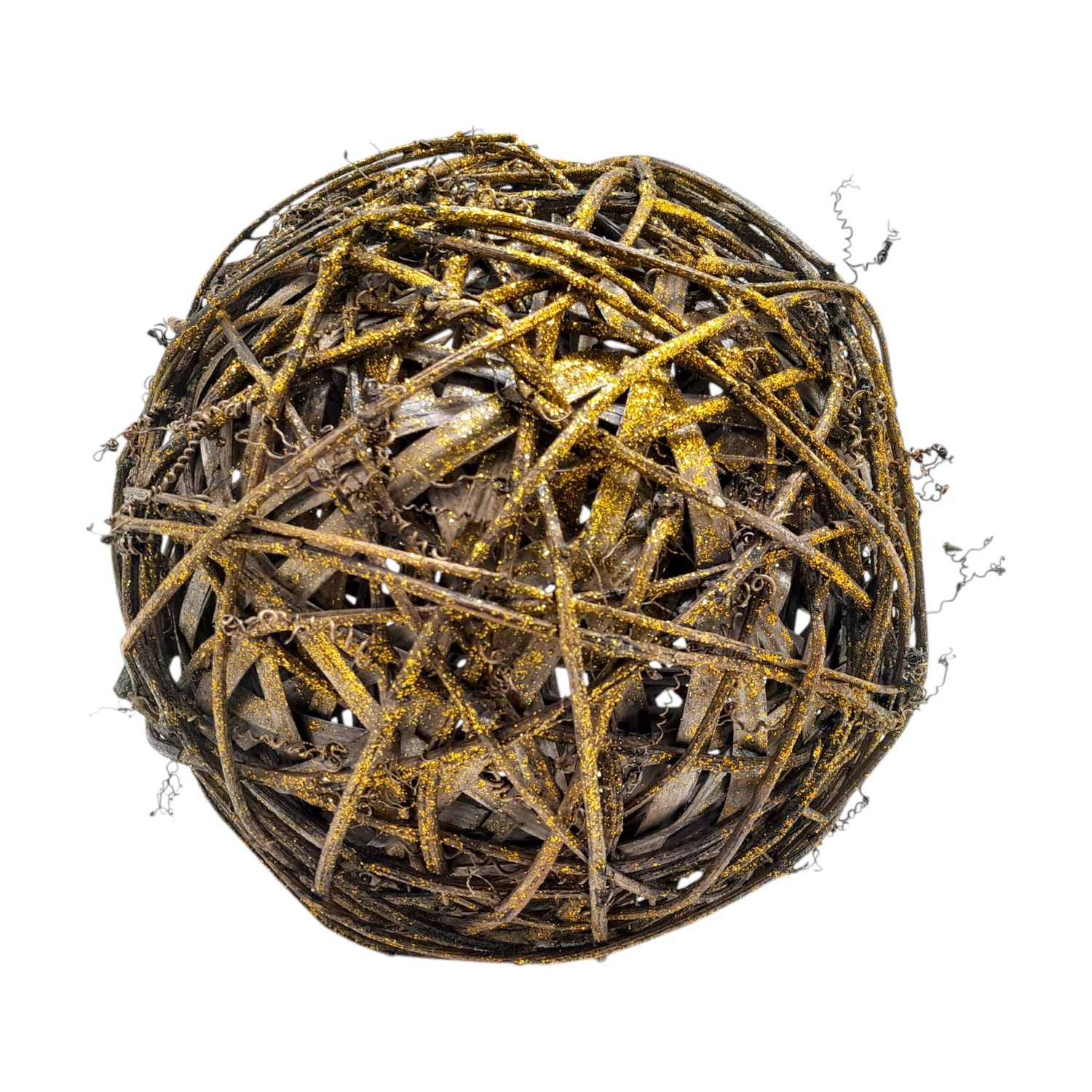 *10&quot; Glitter Grapevine Ball