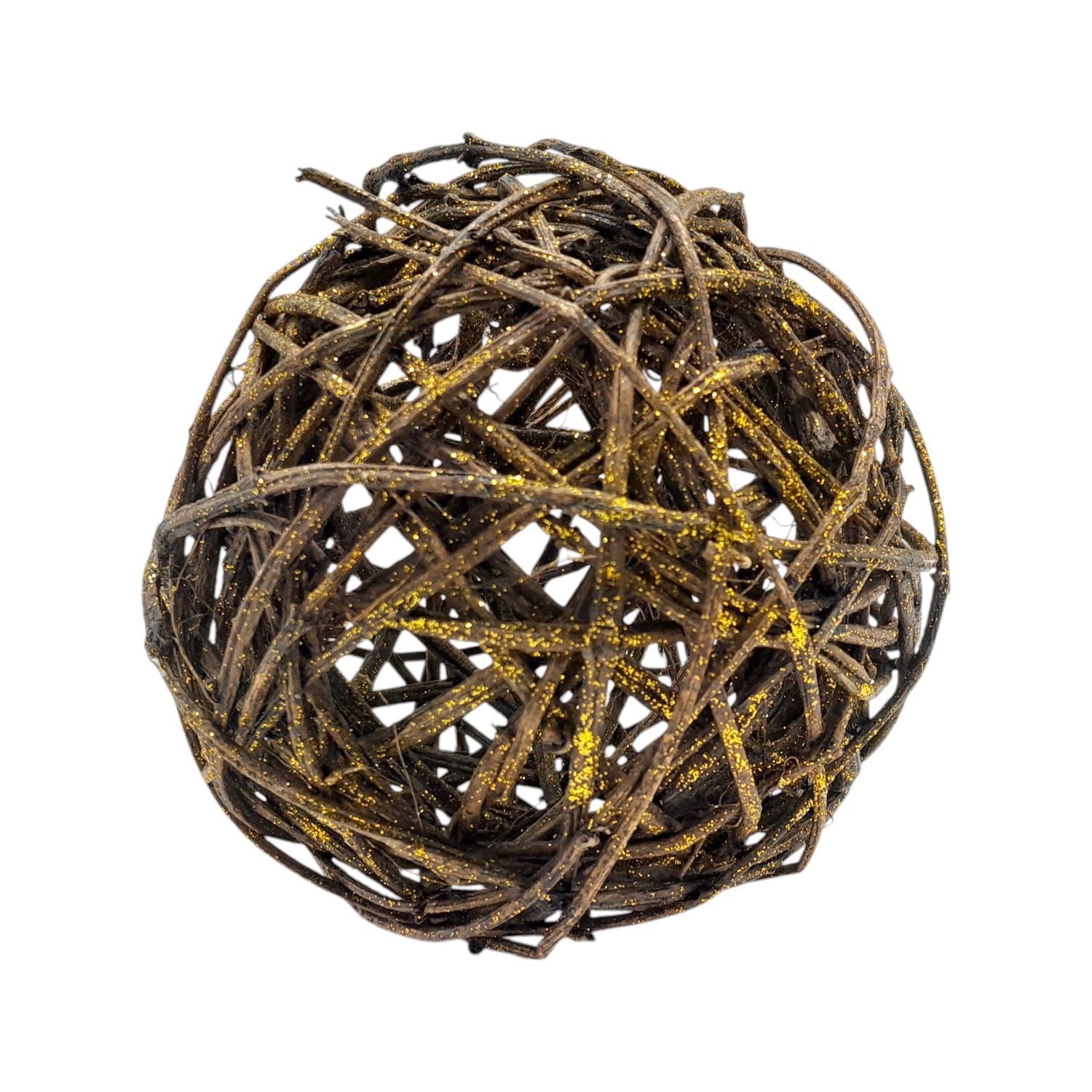 *6&quot; Glitter Grapevine Ball