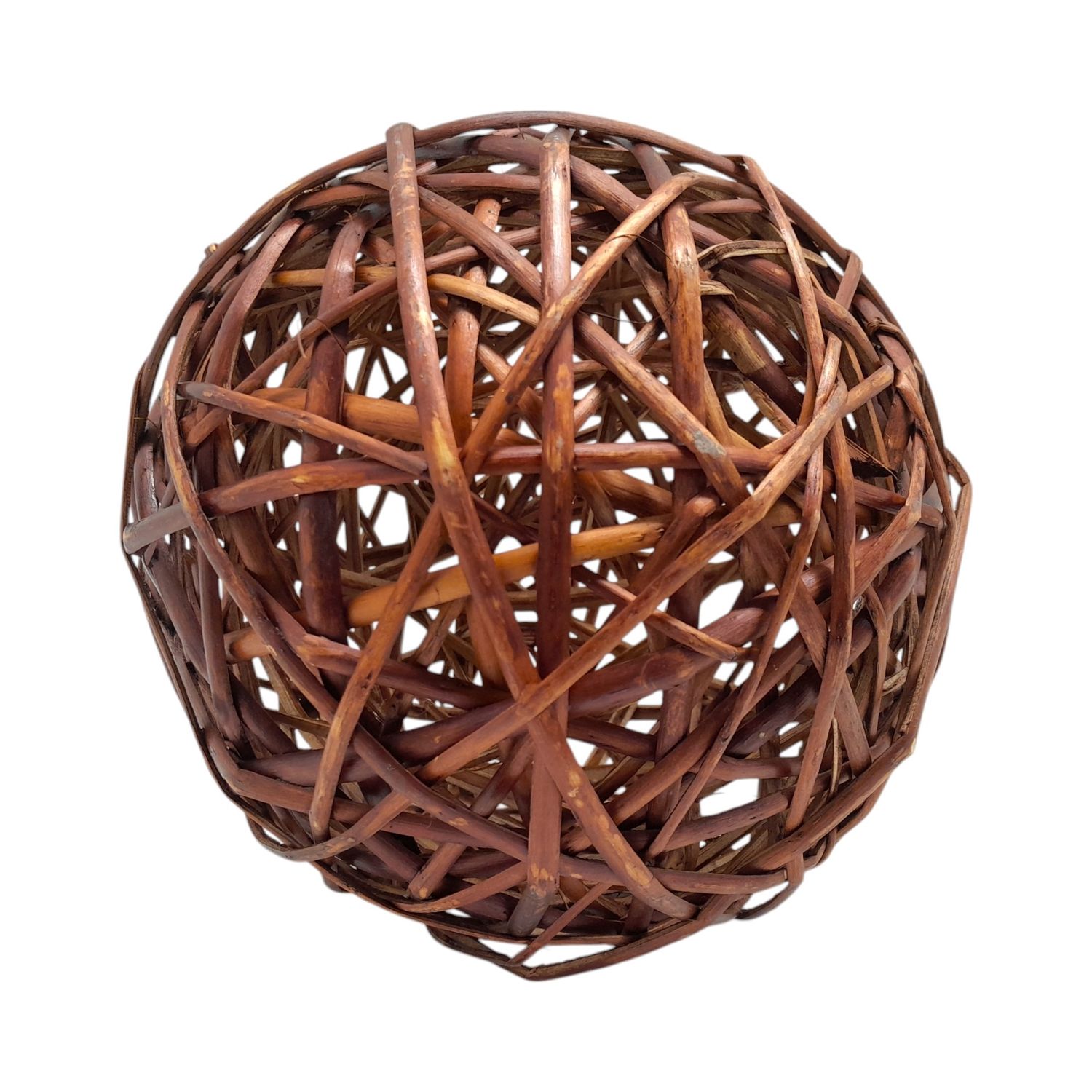 *8&quot; Wicker Ball Brown