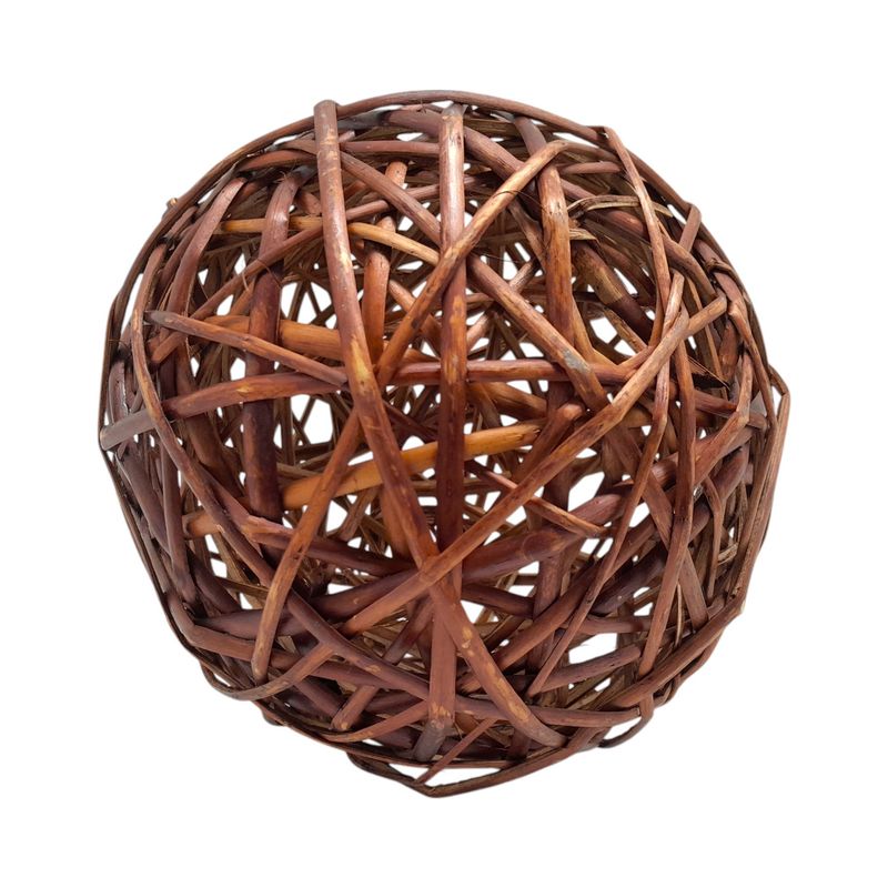 *8&quot; Wicker Ball Brown
