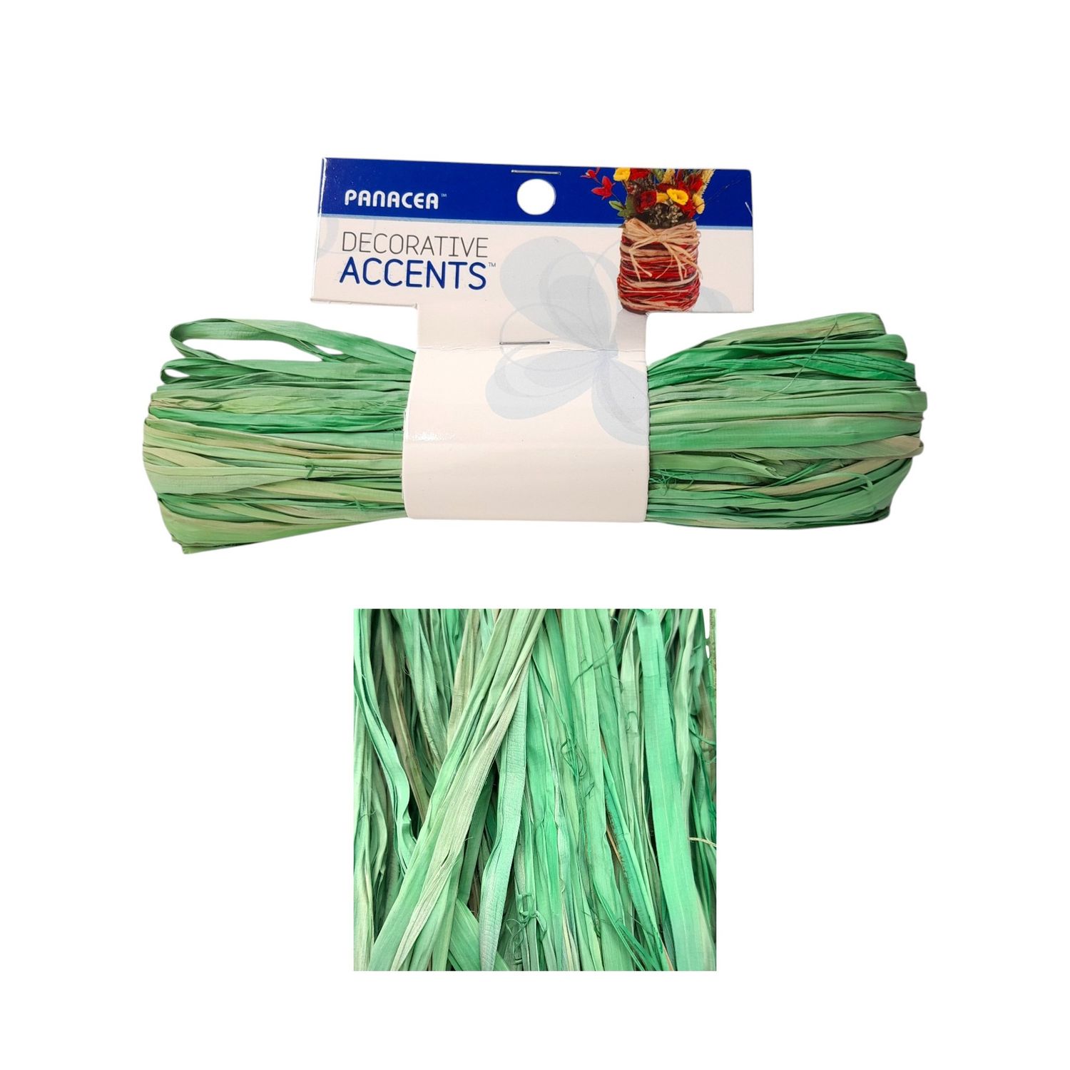 2.5 Cubic Inch Raffia Bundle Green
