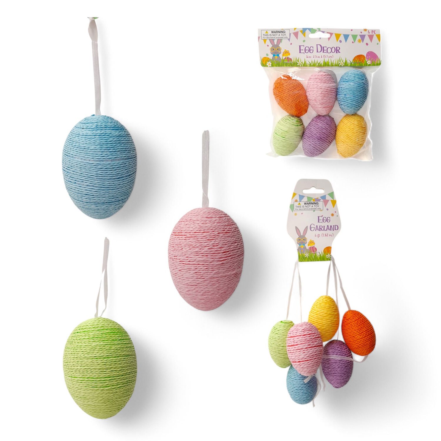 Easter Egg Hanging Décor Assorted
