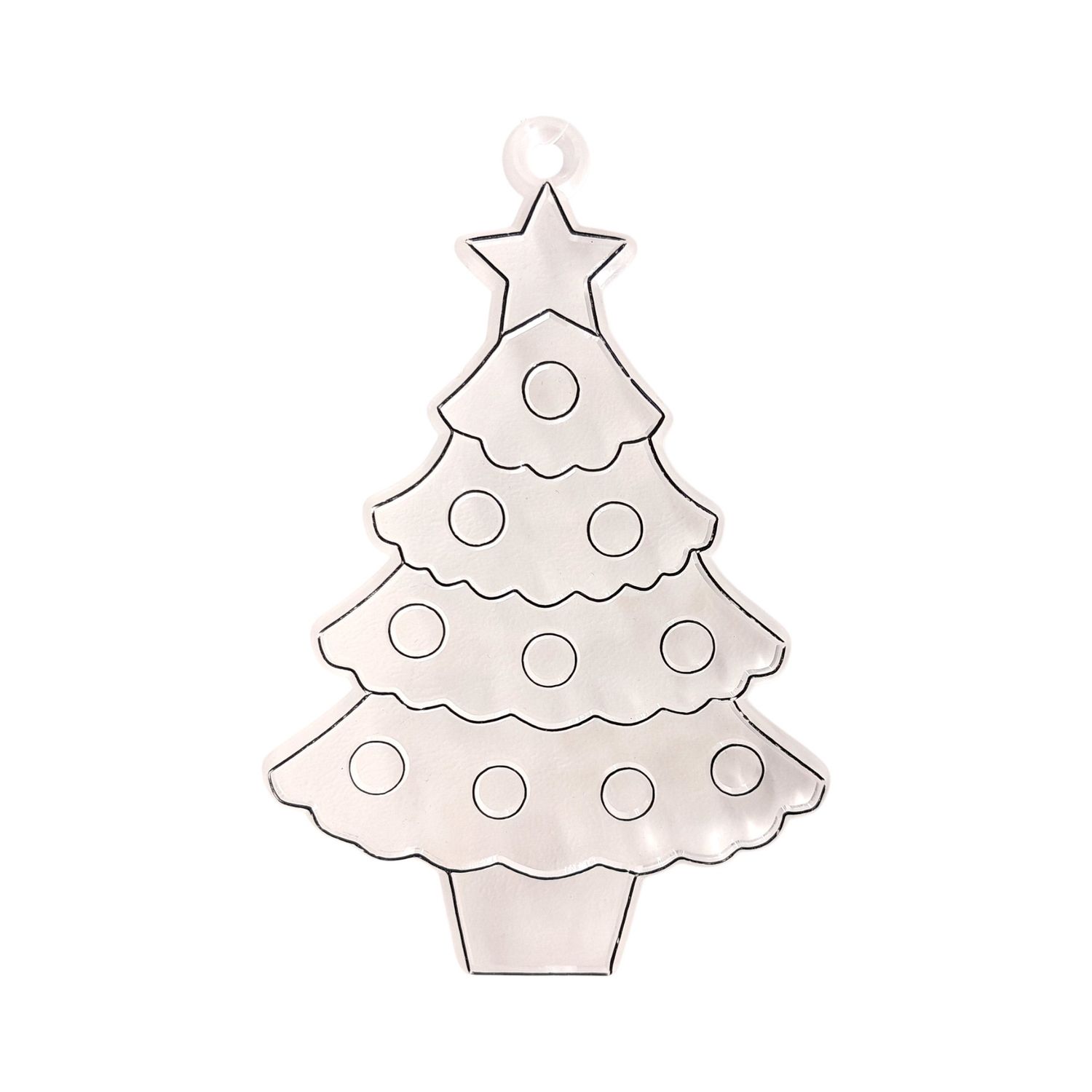 3&quot;x4.5&quot; DIY Christmas Tree Sun Catcher