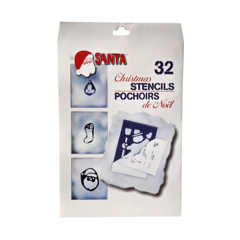 32pc Christmas Stencils