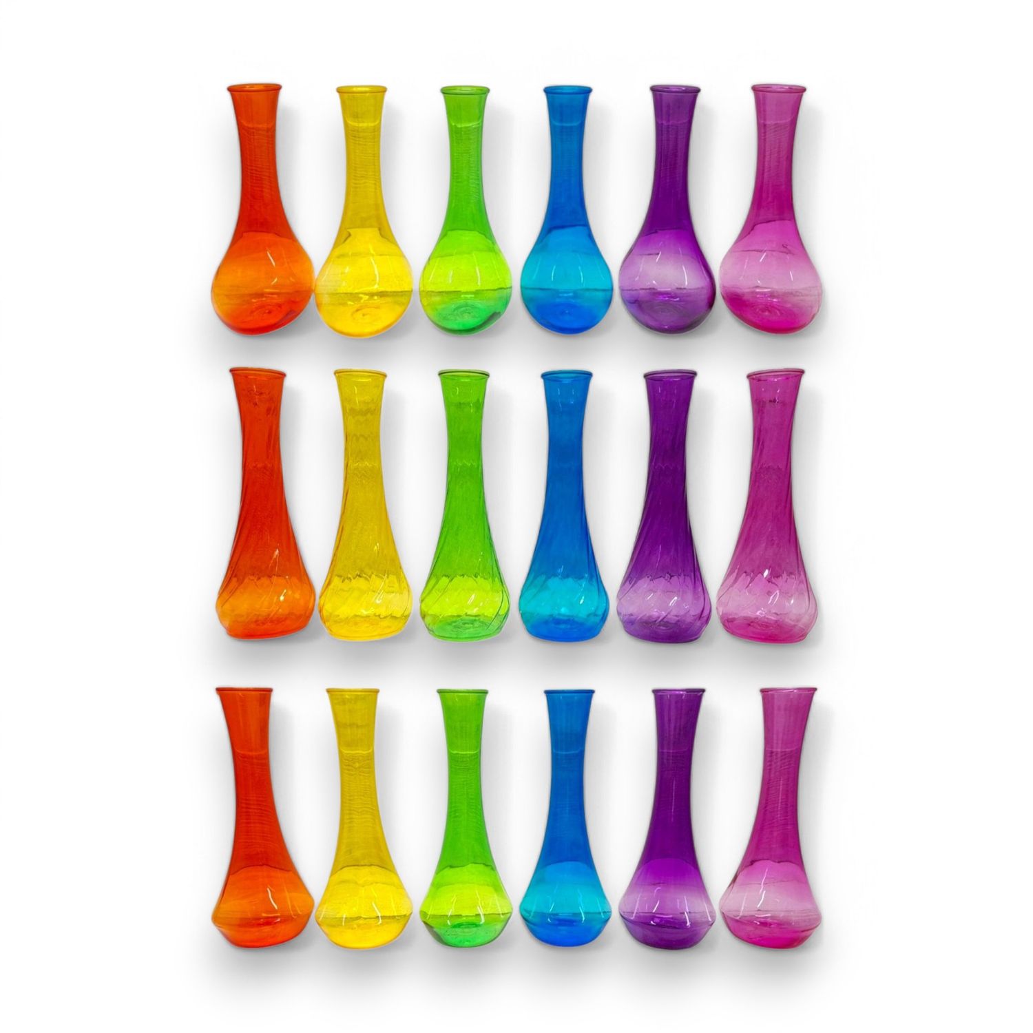 9&quot; Bud Vase Assorted (Plastic).