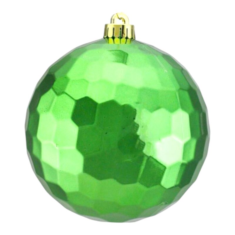 150mm V.P. Plastic Honeycomb Ornament Emerald w/Gold Cap 150mm V.P. Plastic Honeycomb Ornament Emerald w/Gold Cap