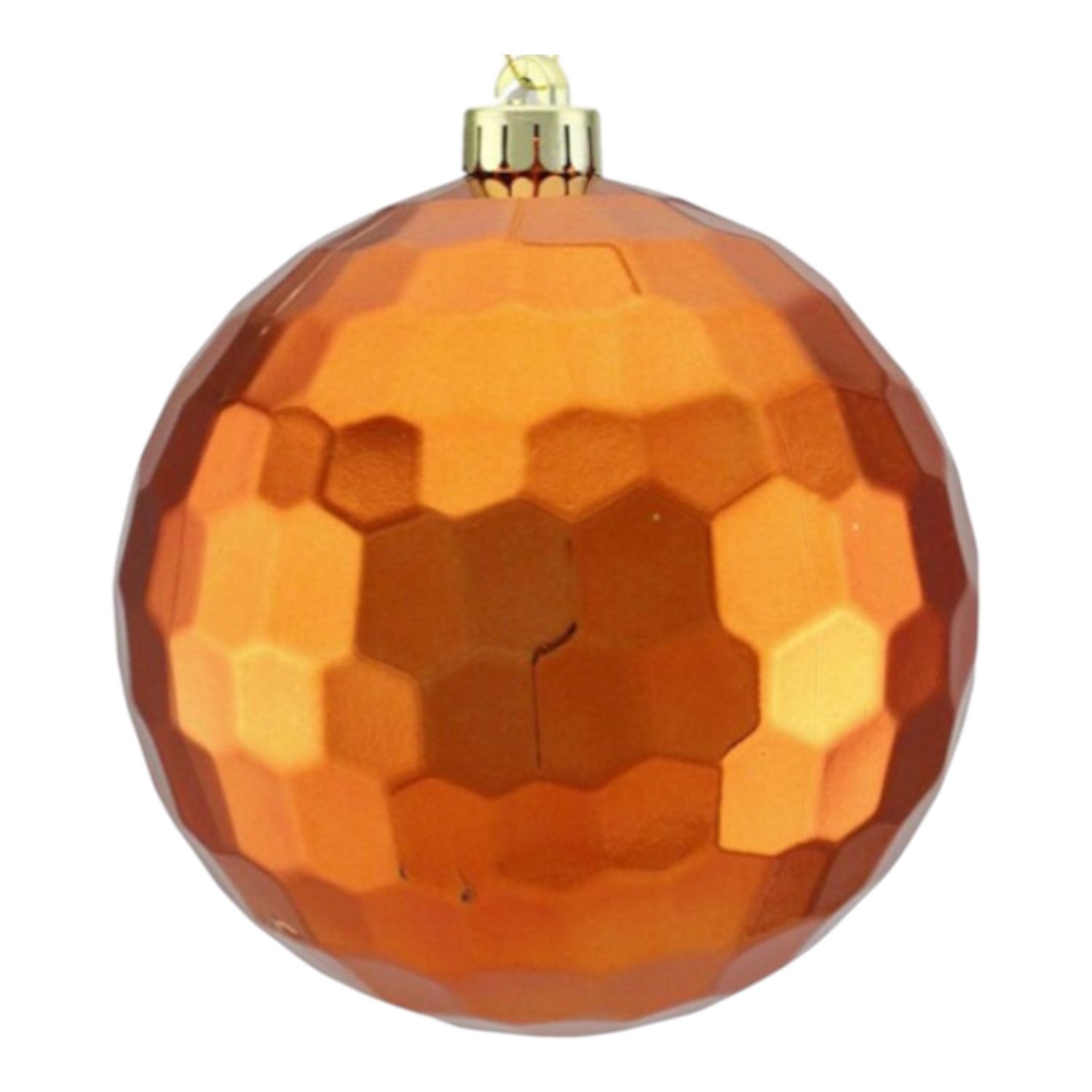 150mm V.P.  Honeycomb Ornament Dark Gold  (Plastic)