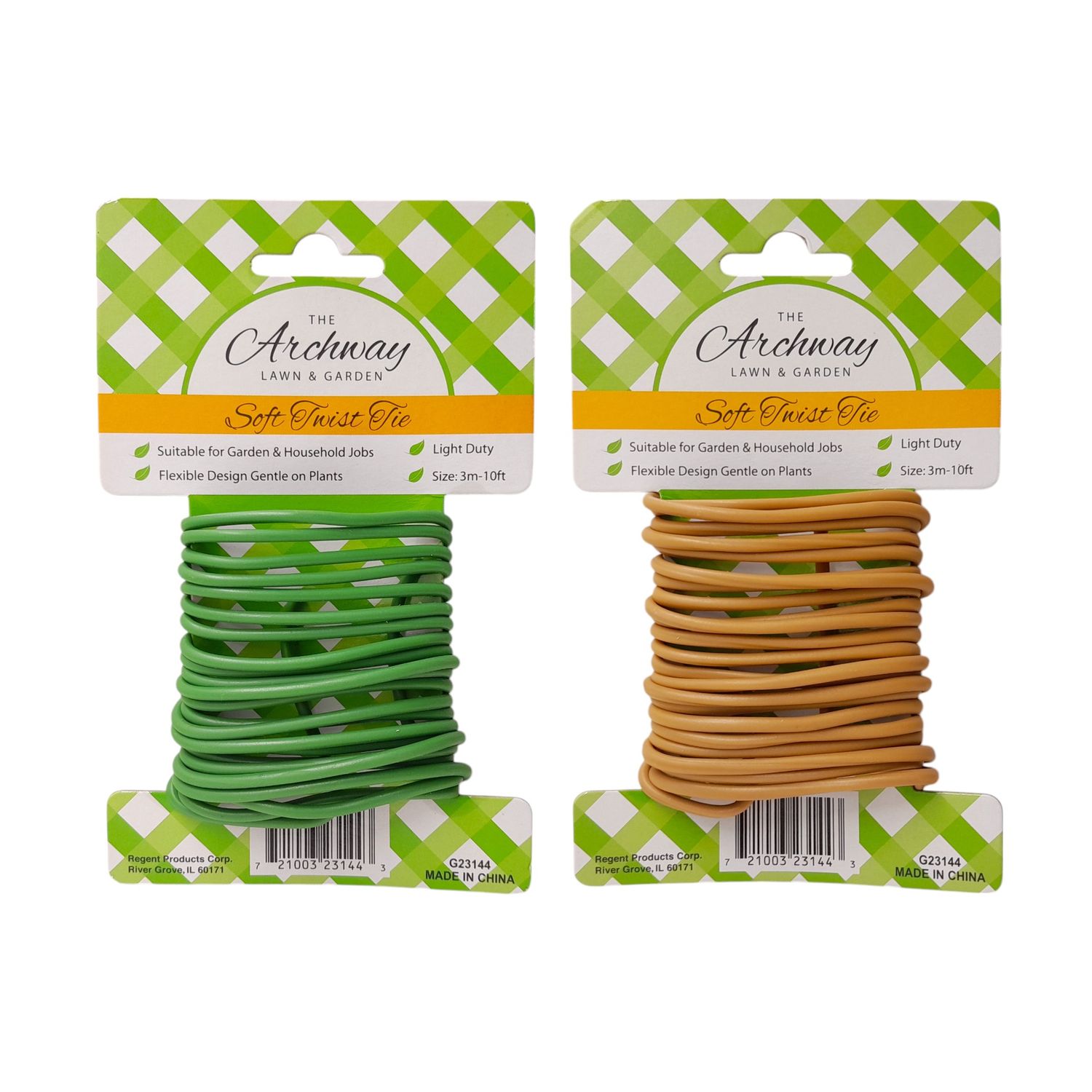 3mm x 10' Soft Light Duty Twist Tie Assorted