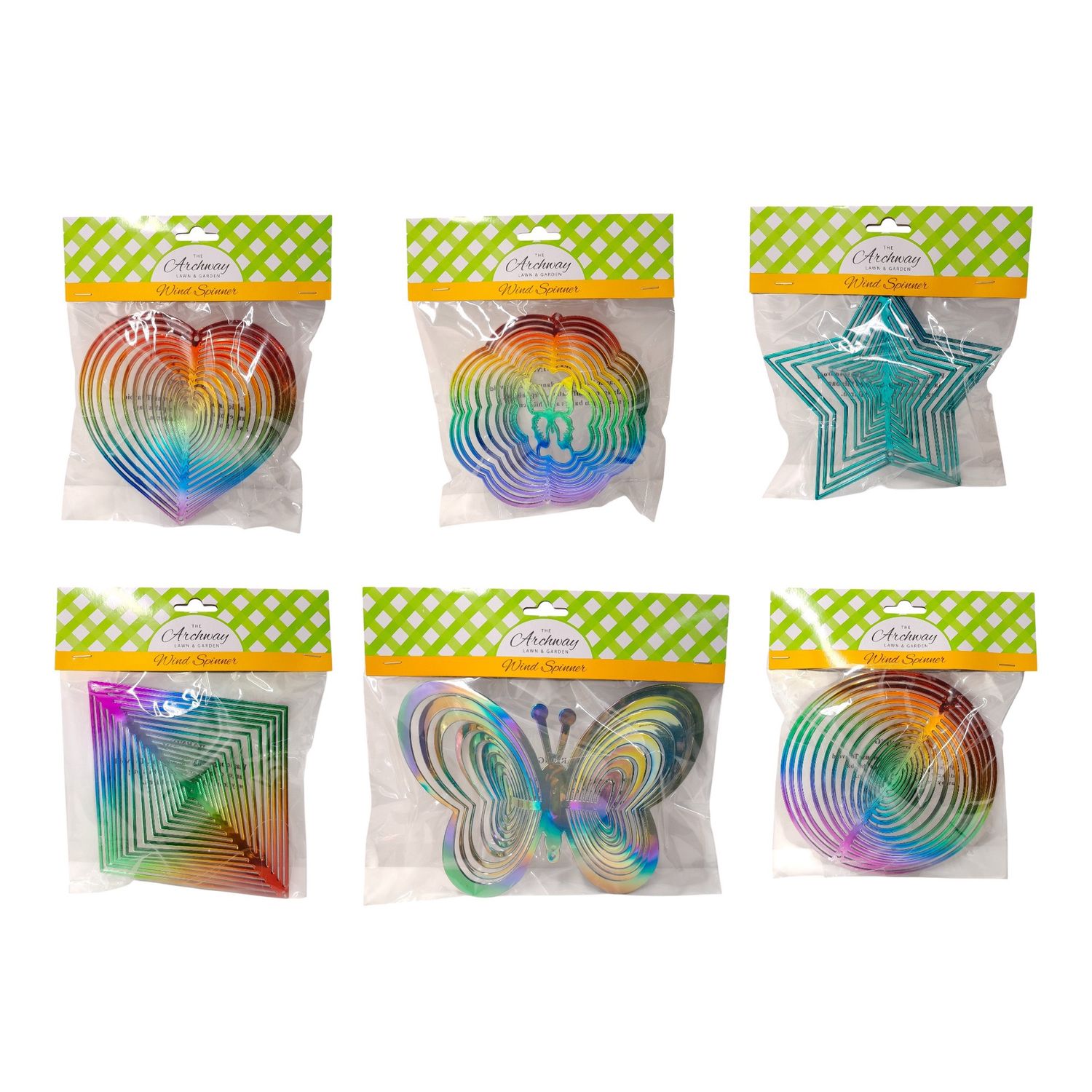 3D Metallic Wind Spinner Assorted