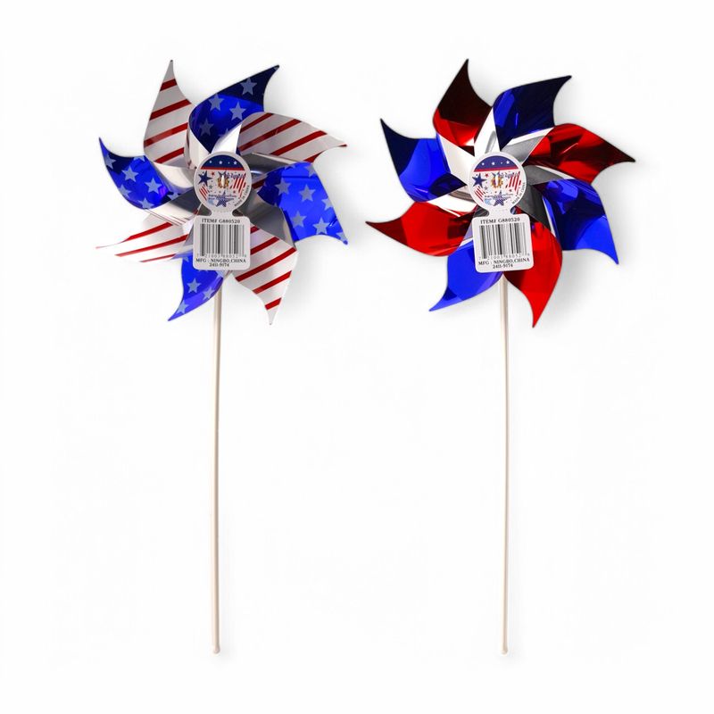 17&quot; Patriotic Pinwheel Assorted