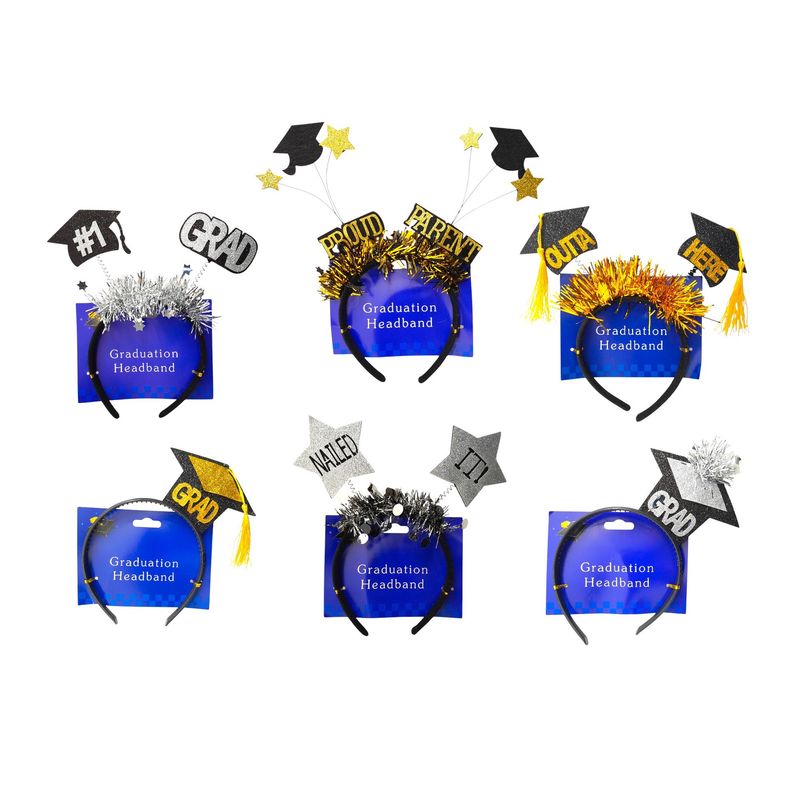 Graduation  Headband Assorted
