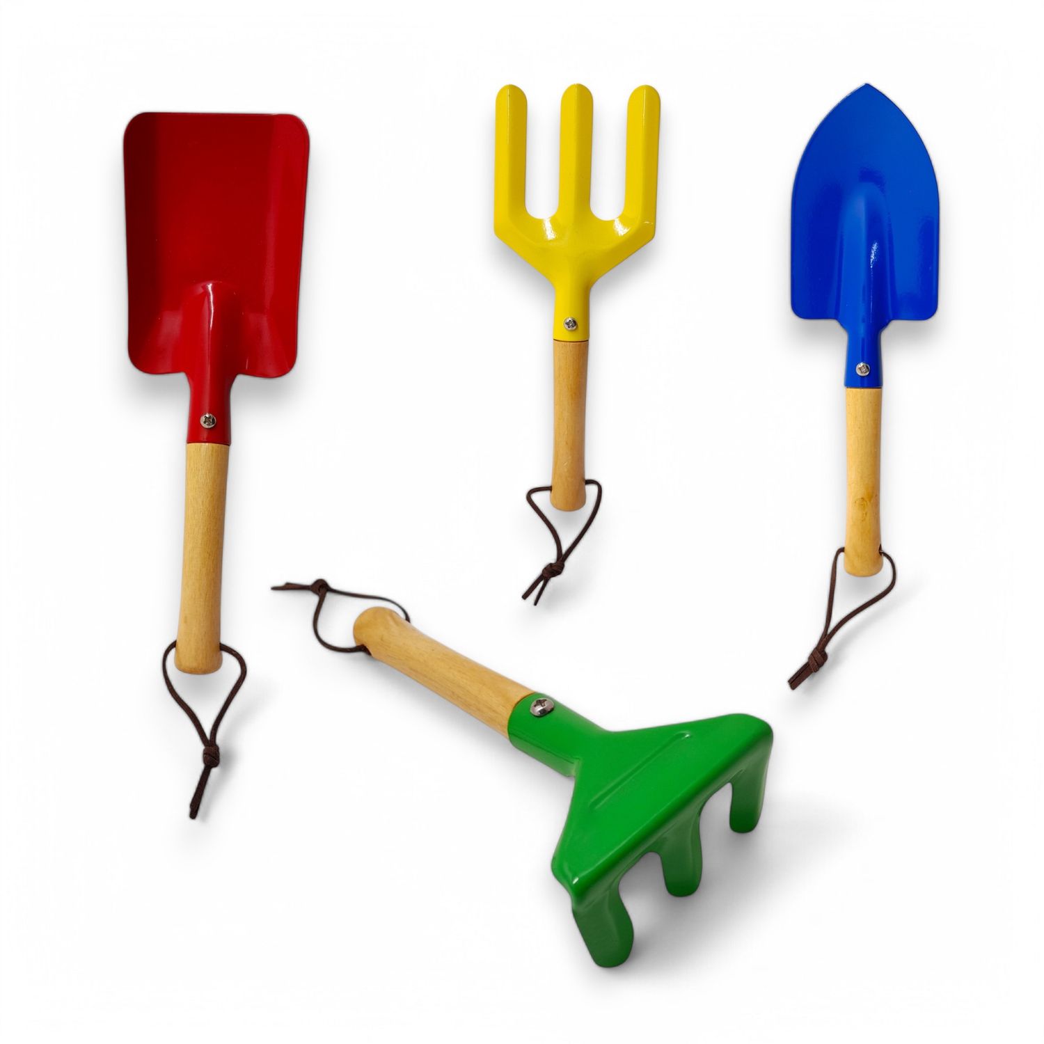 Kids Metal Gardening Tools w/Wood Handle Assorted