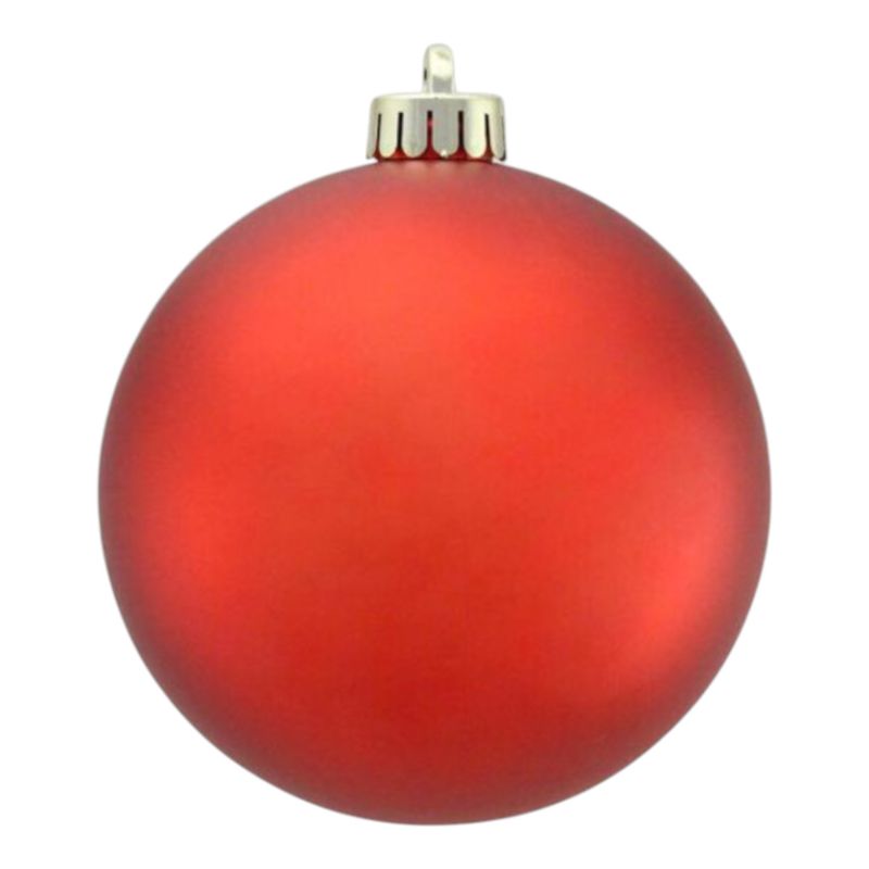 120mm V.P. Smooth Ornament Matte Red (Plastic) 120mm V.P. Smooth Ornament Matte Red (Plastic)