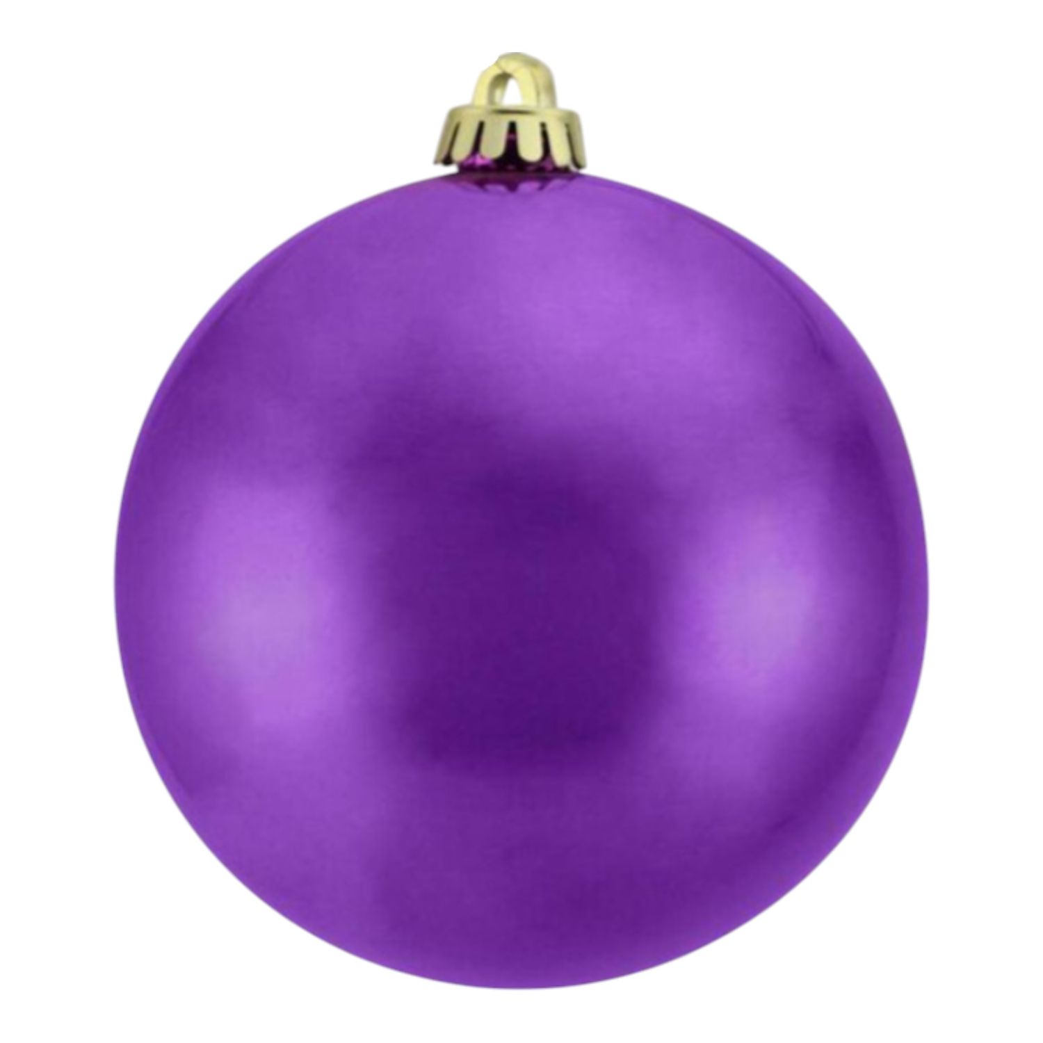 80mm V.P.  Smooth Ornament Purple (Plastic)