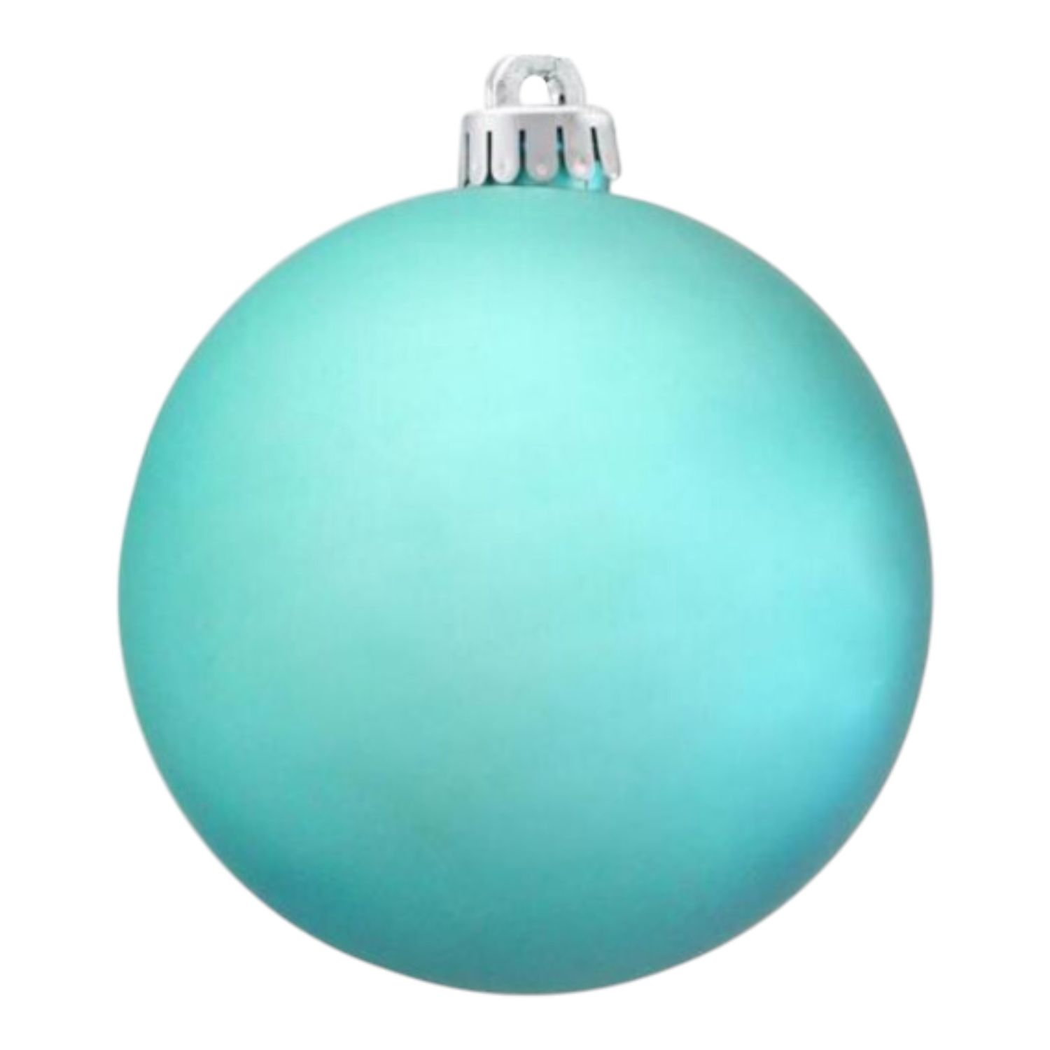 120mm V.P. Smooth Ornament Matte Turquoise (Plastic)