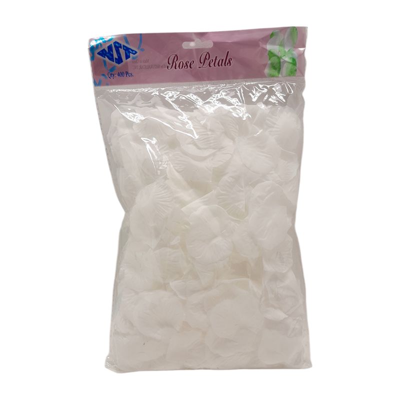 400pc Rose Petals White