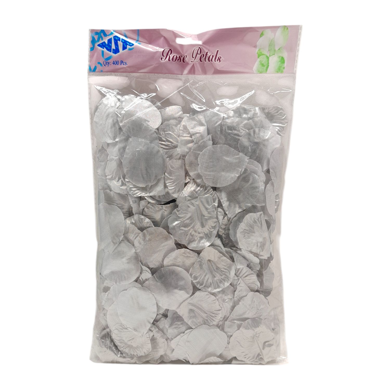 400pc Rose Petals Silver
