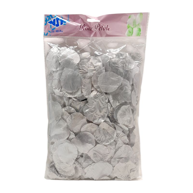 400pc Rose Petals Silver