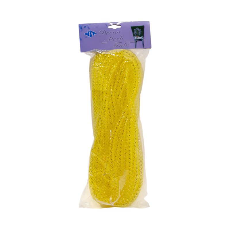 8mm x 15yd Mesh Tubing Gold