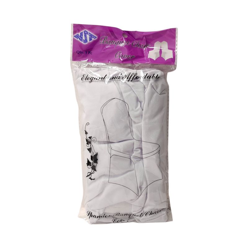 Spandex Banquet Chair Cover White