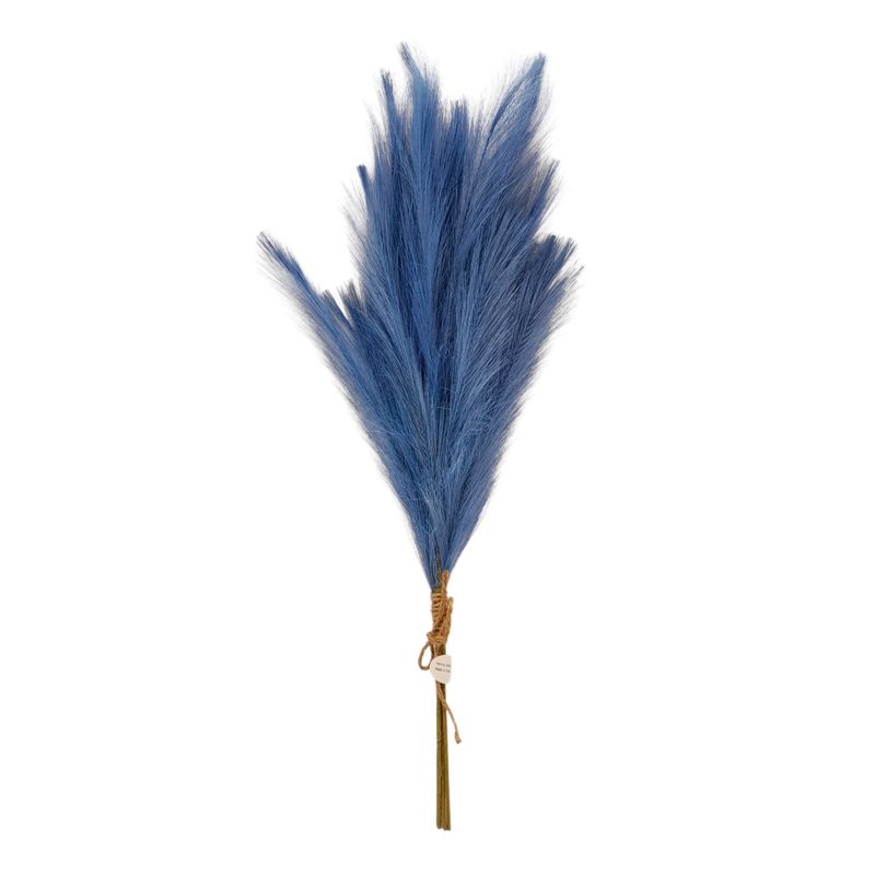 28&quot; Feather Grass Bundle x3 Blue