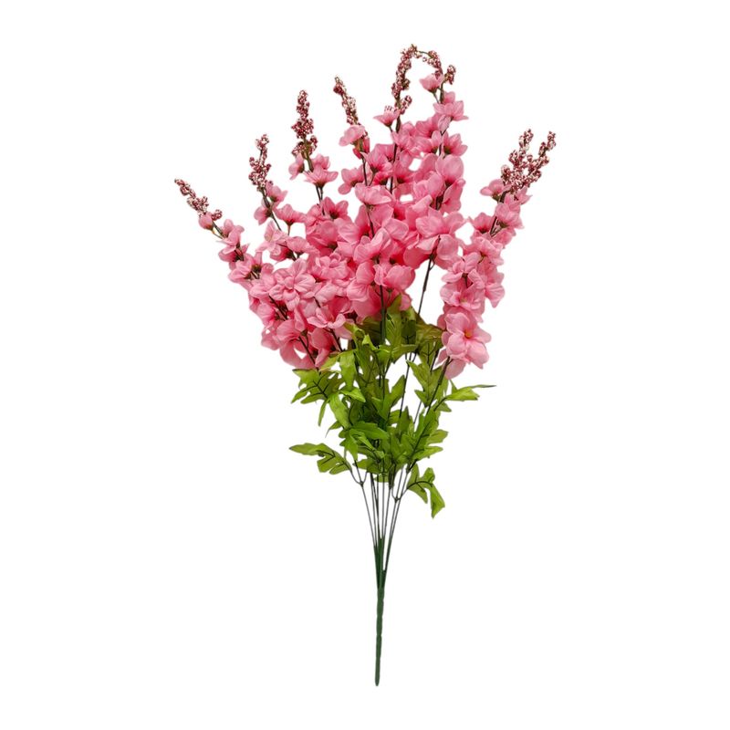 28&quot; Delphinium Bush x8 Pink