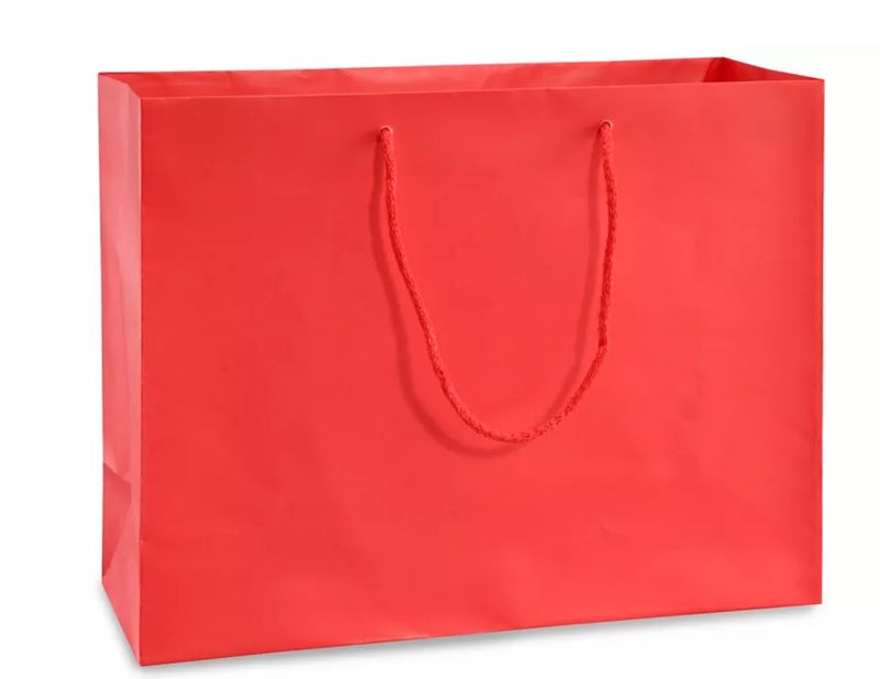 13&quot;x5&quot;x10&quot; Matte Bag Red