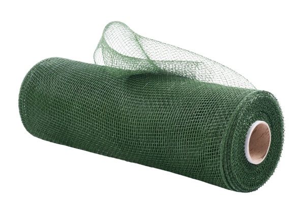 10"x10yd Solid Deco Mesh Moss
