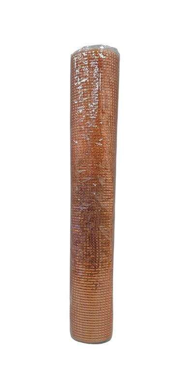 *21&quot;x10yd Foil Deco Mesh Brown/Copper