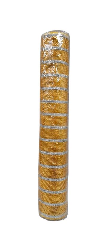 *21&quot;x10yd Metallic Deco Mesh Gold/Silver