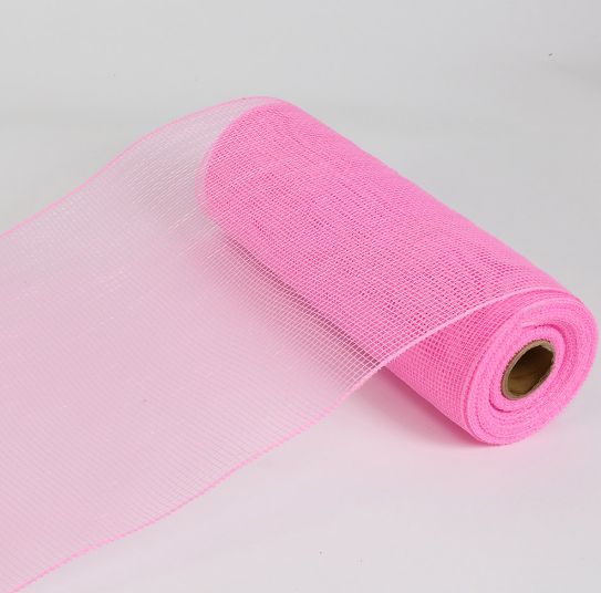 10&quot;x10yd Solid Deco Mesh Pink
