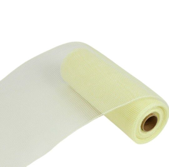 10&quot;x10yd Solid Deco Mesh Ivory