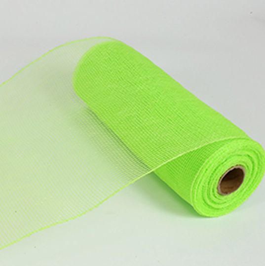 10&quot;x10yd Solid Deco Mesh Apple Green