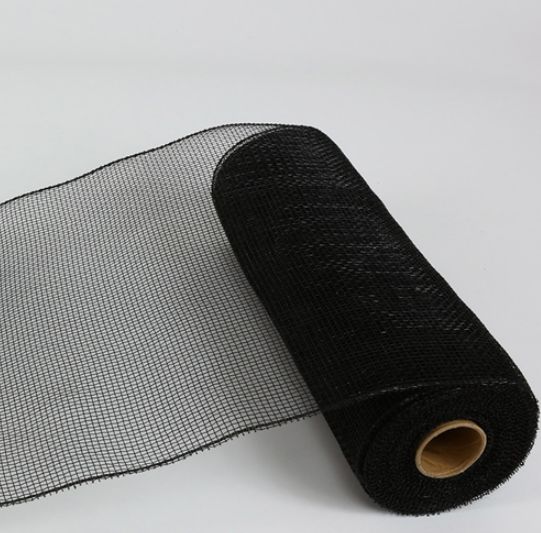 10&quot;x10yd Solid Deco Mesh Black