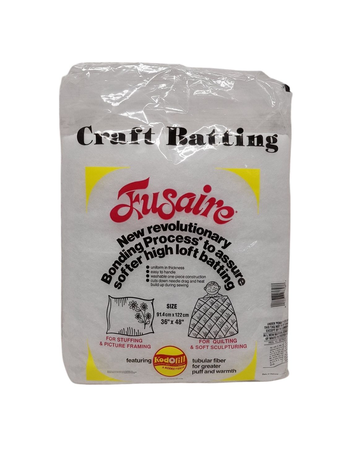 36&quot;x48&quot; Craft Batting White