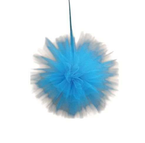 4pc 8&quot; Tulle Ball Turquoise
