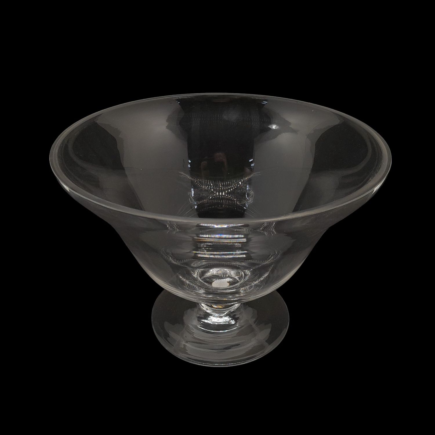 6.5&quot; Flared Bowl 5&quot; Base 9&quot; Opening (Glass)