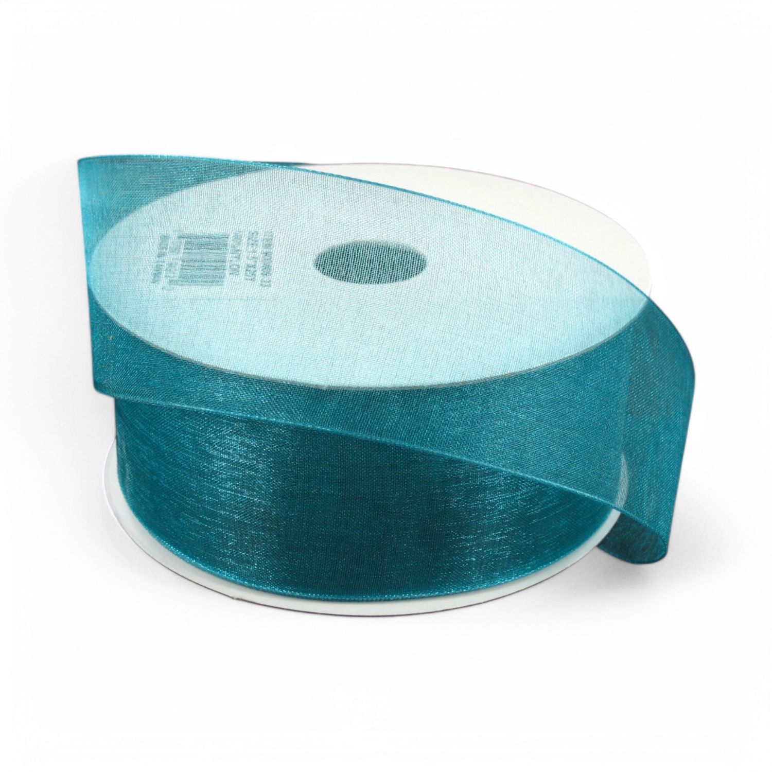 1.5&quot;x25yd Organza Ribbon Teal