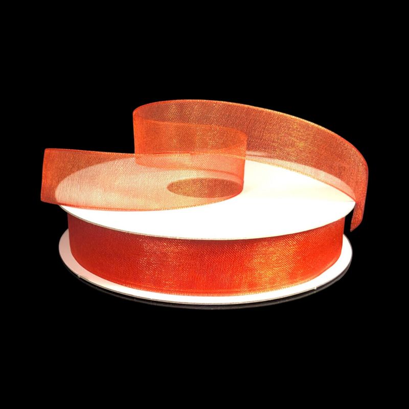 5/8&quot;x25yd Organza Ribbon Copper