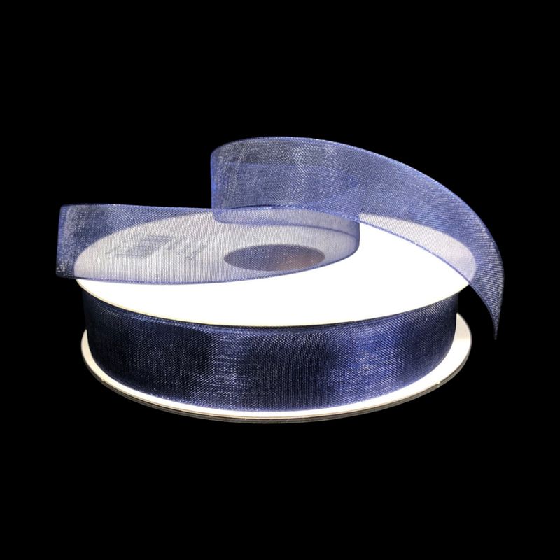5/8&quot;x25yd Organza Ribbon Navy