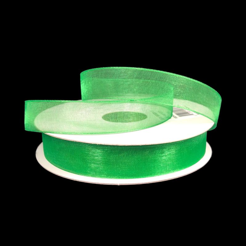 5/8&quot;x25yd Organza Ribbon Emerald