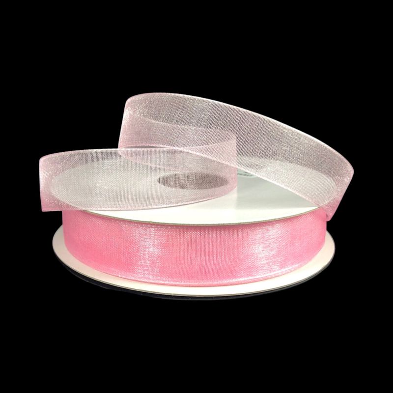 5/8&quot;x25yd Organza Ribbon Pink