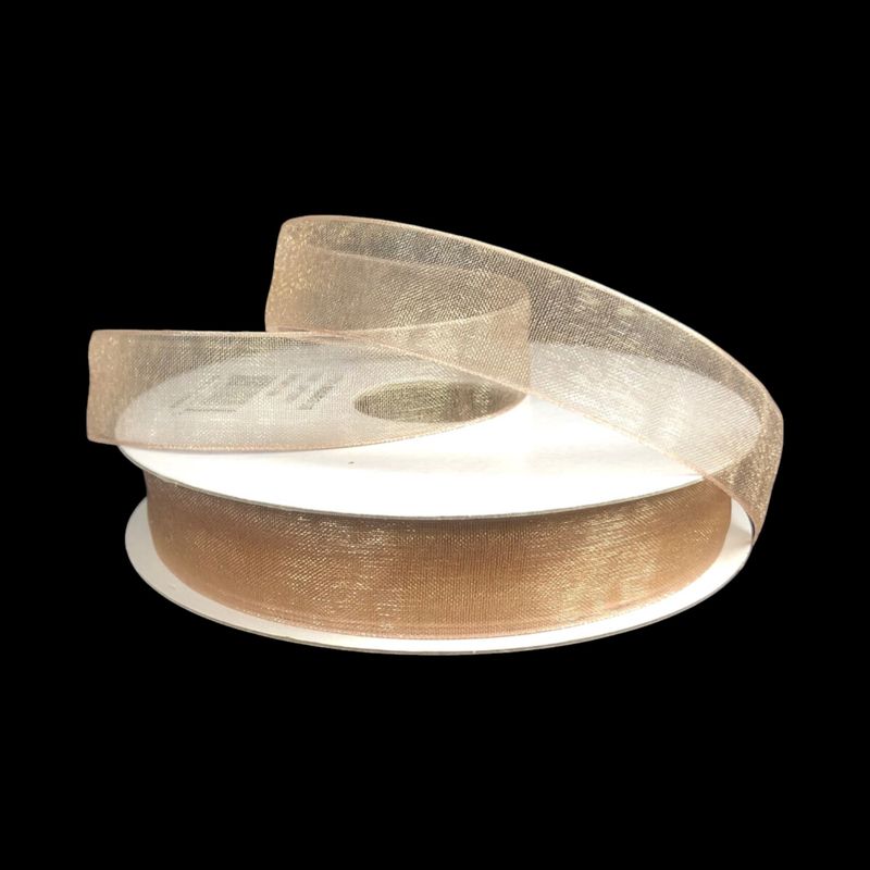 5/8&quot;x25yd Organza Ribbon Toffee