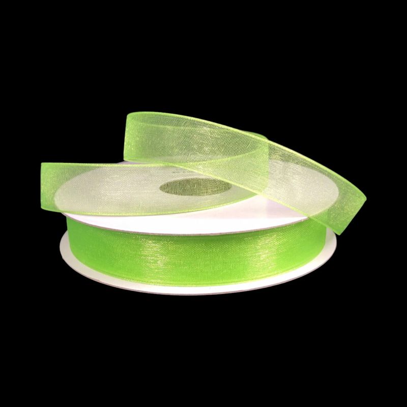 5/8&quot;x25yd Organza Ribbon Lime
