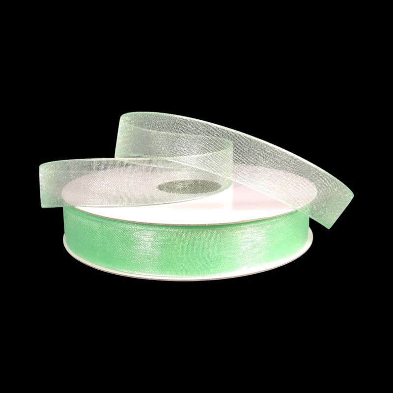 5/8&quot;x25yd Organza Ribbon Mint