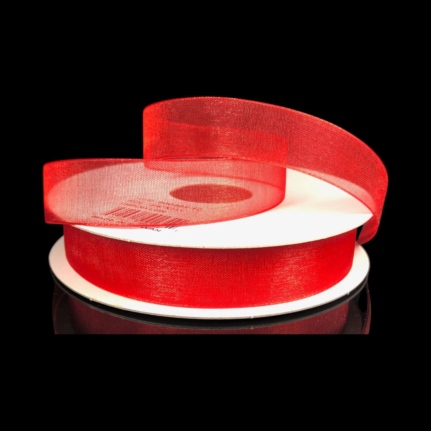 5/8&quot;x25yd Organza Ribbon Red