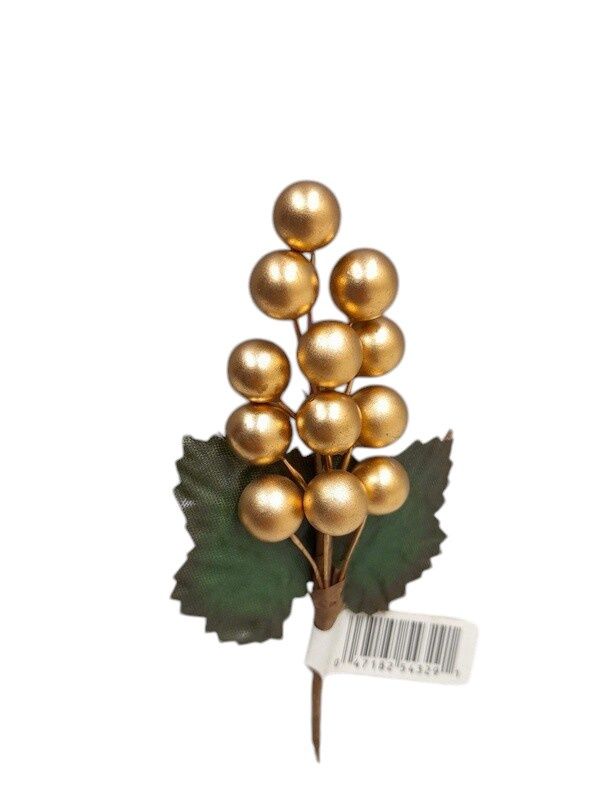 5&quot; Mini Berry Cluster Gold